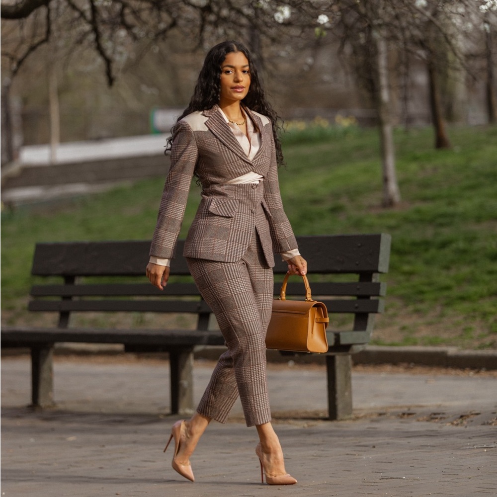 Wool Plaid Suit